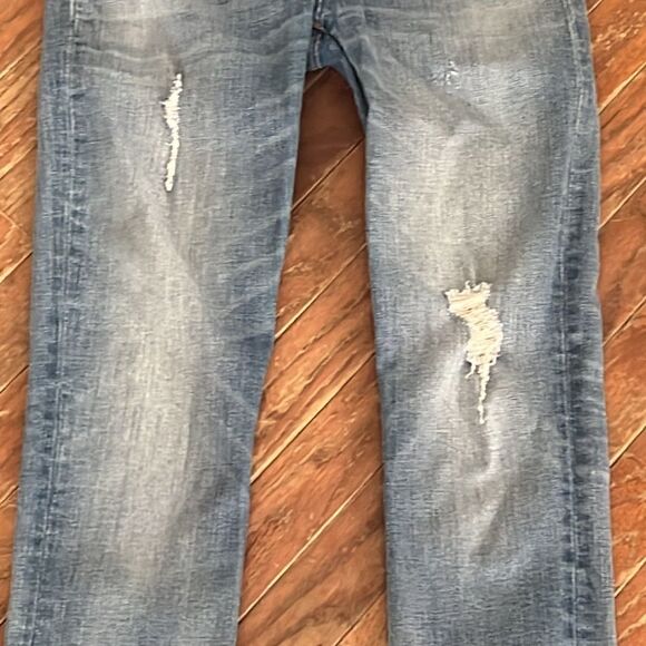 Madewell 9” High-Rise Skinny Jeans Distressed Destroyed women’s size 26 - Picture 5 of 12